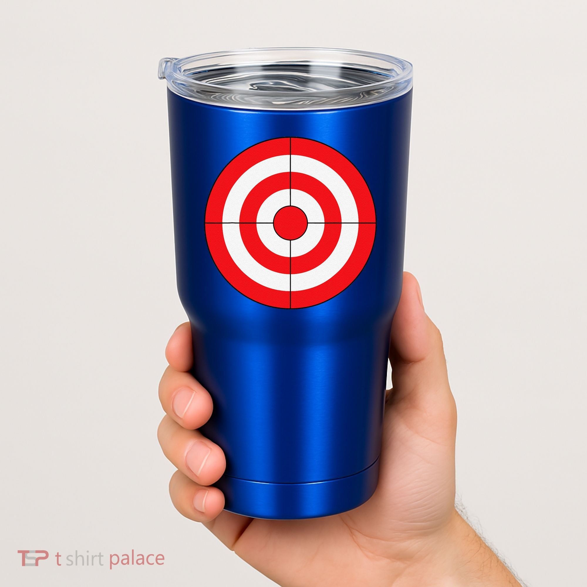BullsEye Target Lazy DIY Halloween Costume Darts Shooting Tumbler