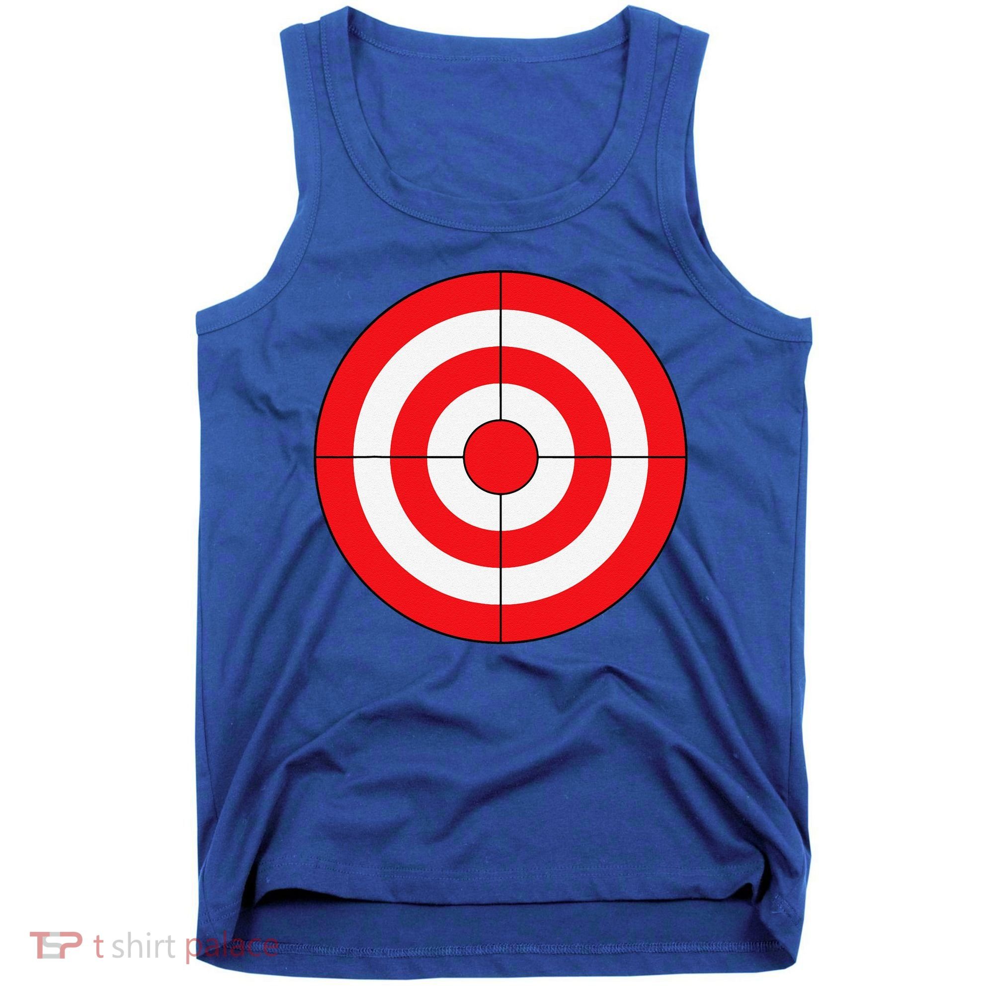 BullsEye Target Lazy DIY Halloween Costume Darts Shooting Tank Top