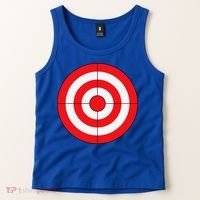 BullsEye Target Lazy DIY Halloween Costume Darts Shooting Tank Top thumb 2