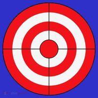 BullsEye Target Lazy DIY Halloween Costume Darts Shooting Visor thumb 3