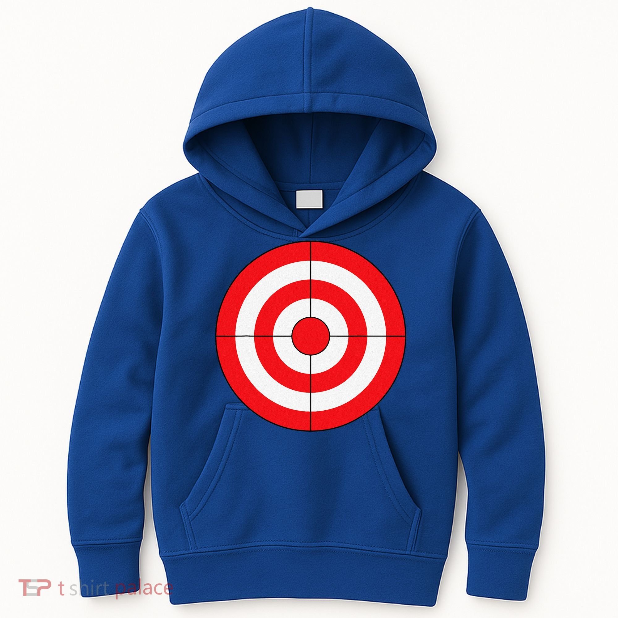 BullsEye Target Lazy DIY Halloween Costume Darts Shooting Kids Hoodie