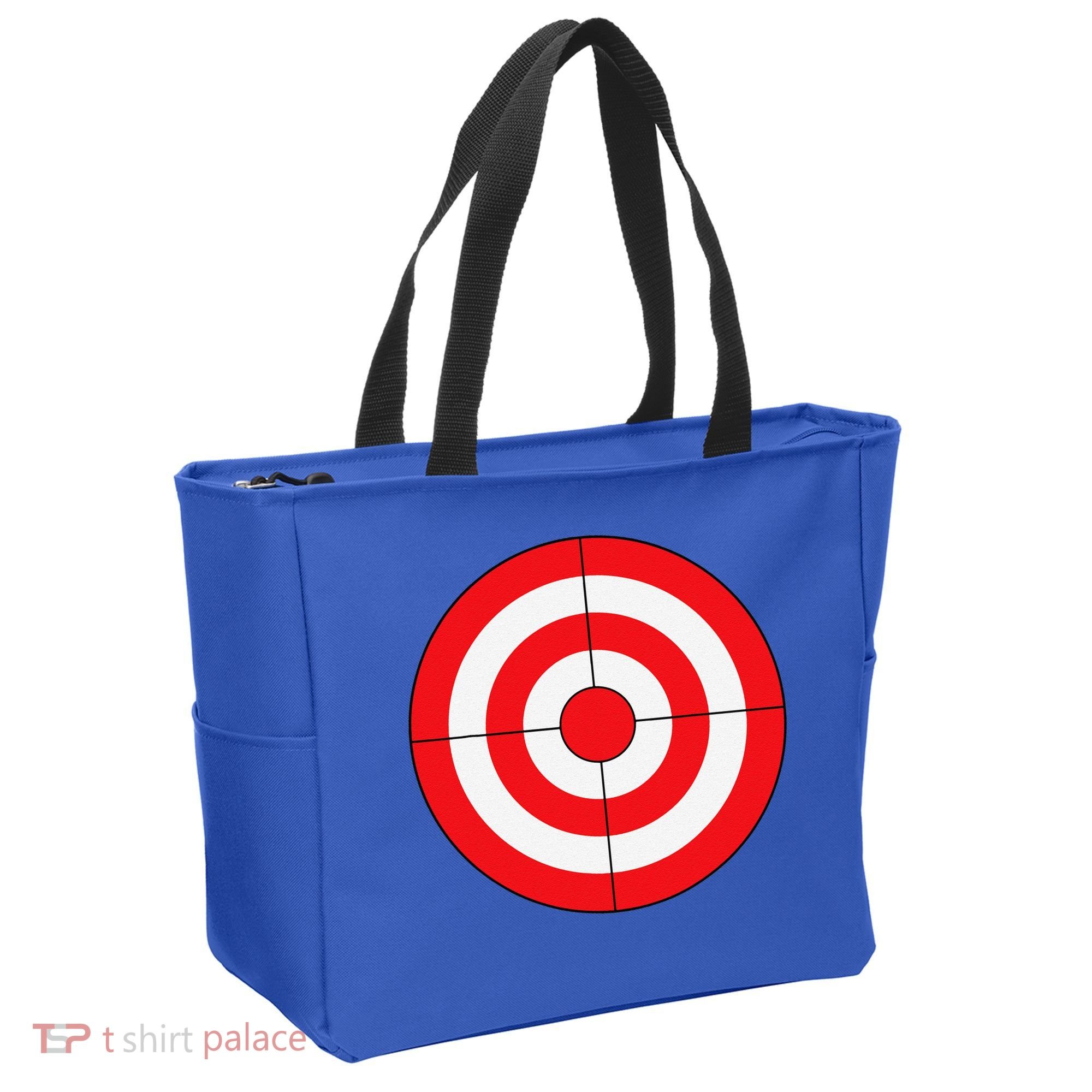 BullsEye Target Lazy DIY Halloween Costume Darts Shooting Tote Bag
