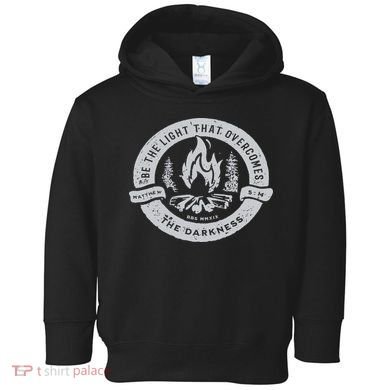 Be The Light That Overcomes The Darkness Toddler Hoodie