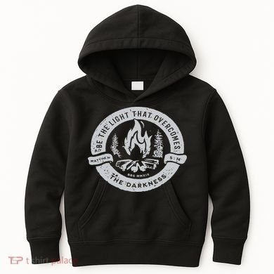 Be The Light That Overcomes The Darkness Kids Hoodie
