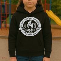 Be The Light That Overcomes The Darkness Kids Hoodie thumb 3
