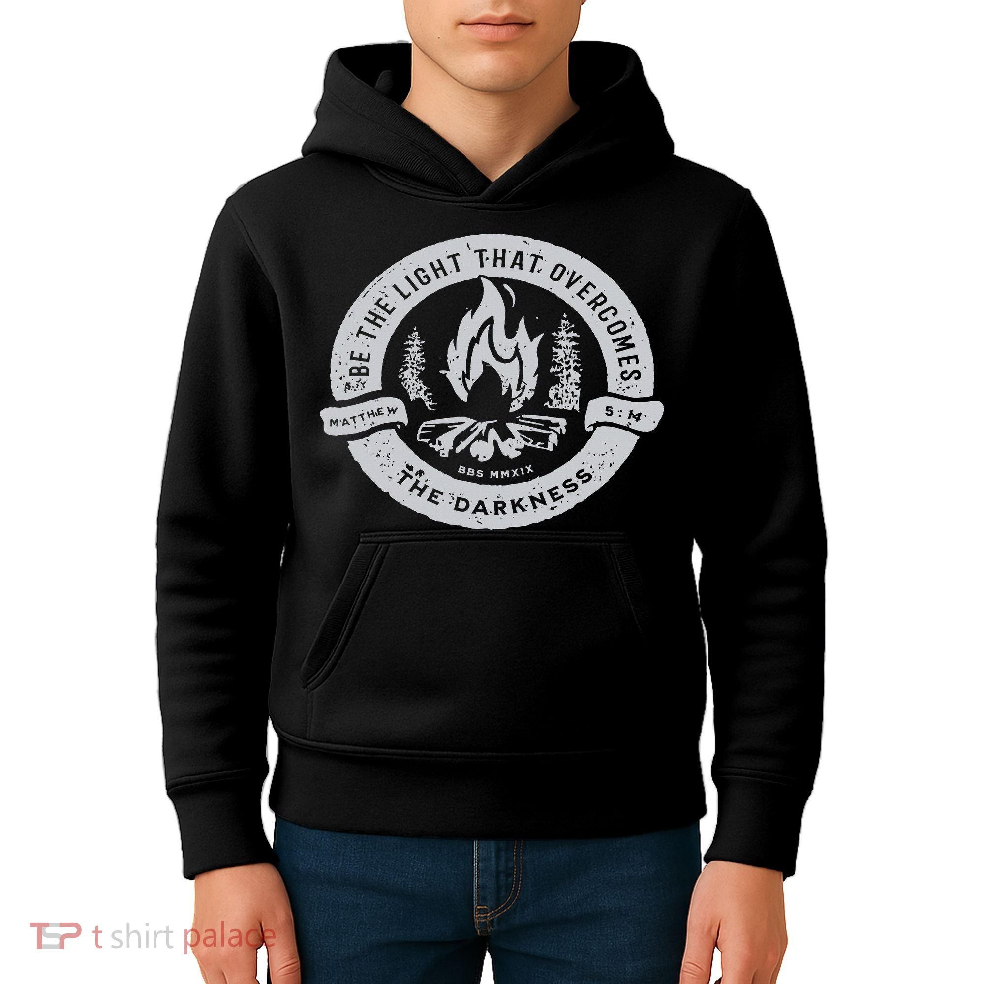 Be The Light That Overcomes The Darkness Kids Hoodie