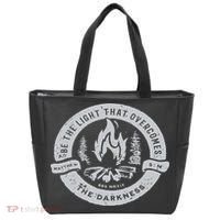 Be The Light That Overcomes The Darkness Tote Bag thumb 0