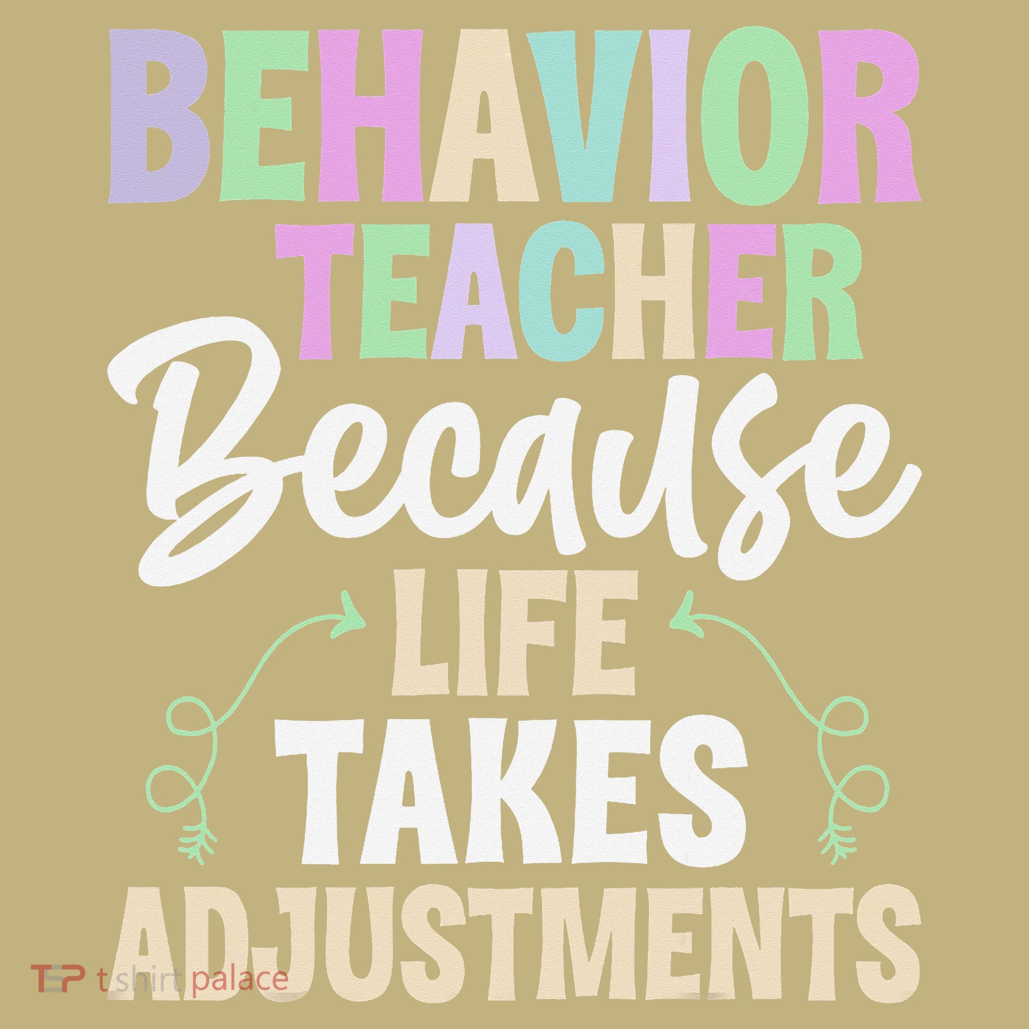 Behavior Teacher Life Take Adjustments - Behavior Therapist Hoodie