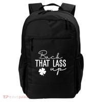Back That Lass Up Funny St Patricks Day Offensive Backpack thumb 0