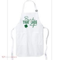 Back That Lass Up Funny St Patricks Day Offensive Apron thumb 0