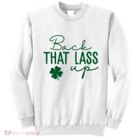Back That Lass Up Funny St Patricks Day Offensive Sweatshirt thumb 0