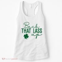 Back That Lass Up Funny St Patricks Day Offensive Women's Tank Top thumb 0