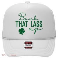 Back That Lass Up Funny St Patricks Day Offensive Hat thumb 0