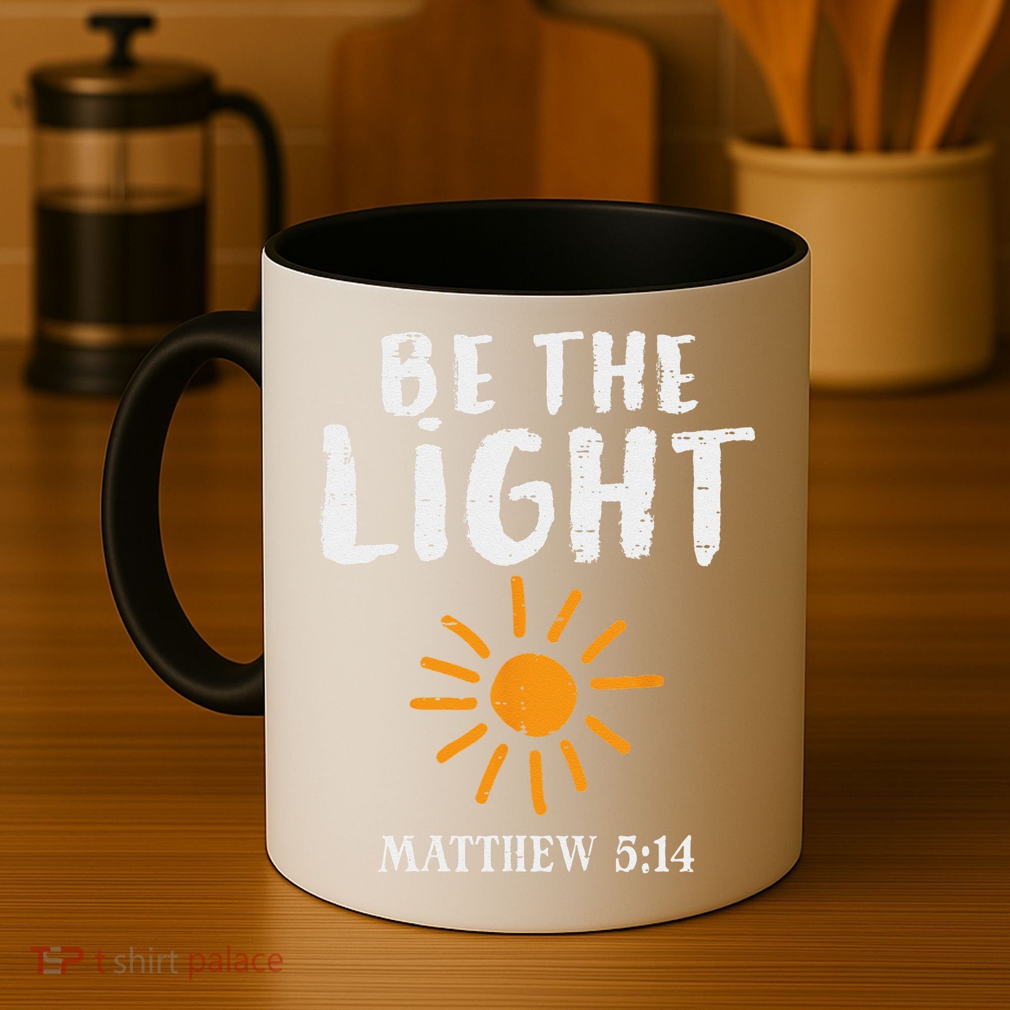 Be The Light Sun Matthew 514 Bible Christian Coffee Mug