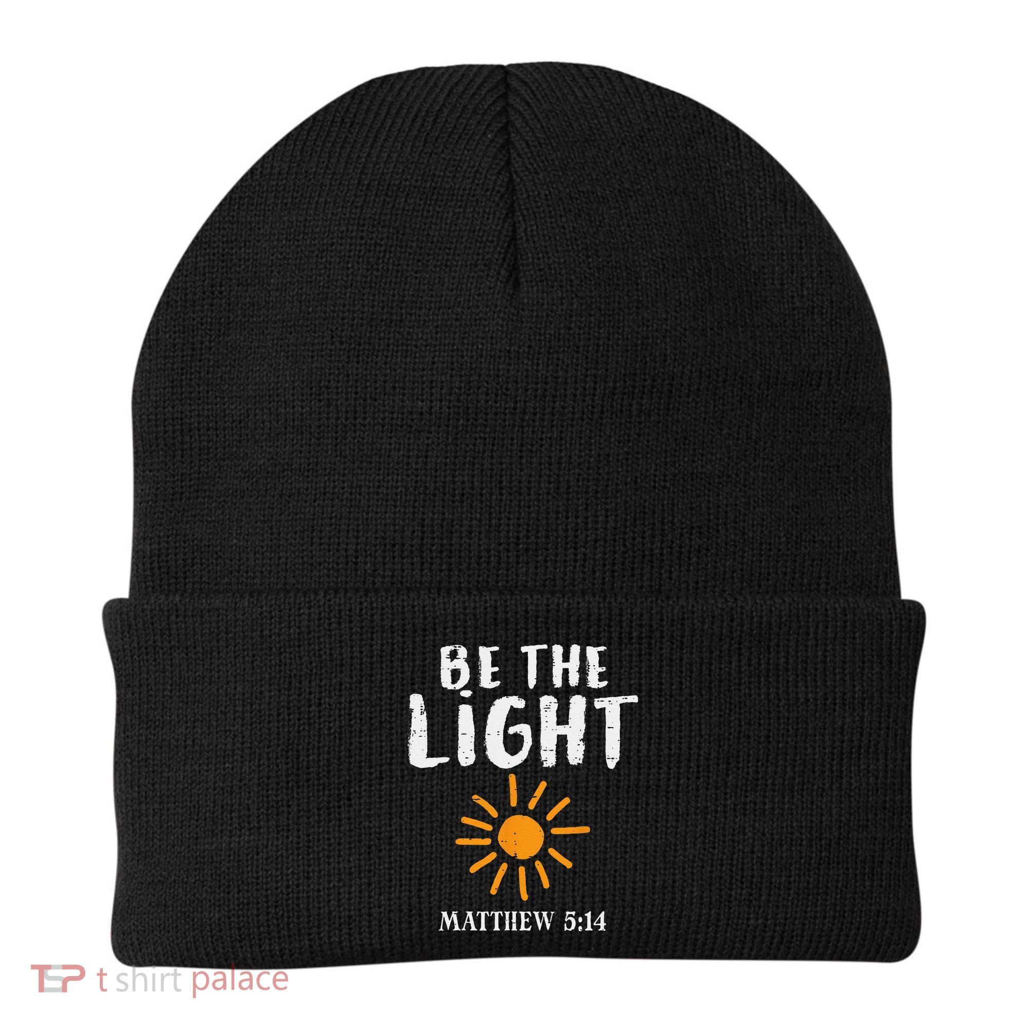 Be The Light Sun Matthew 514 Bible Christian Beanie