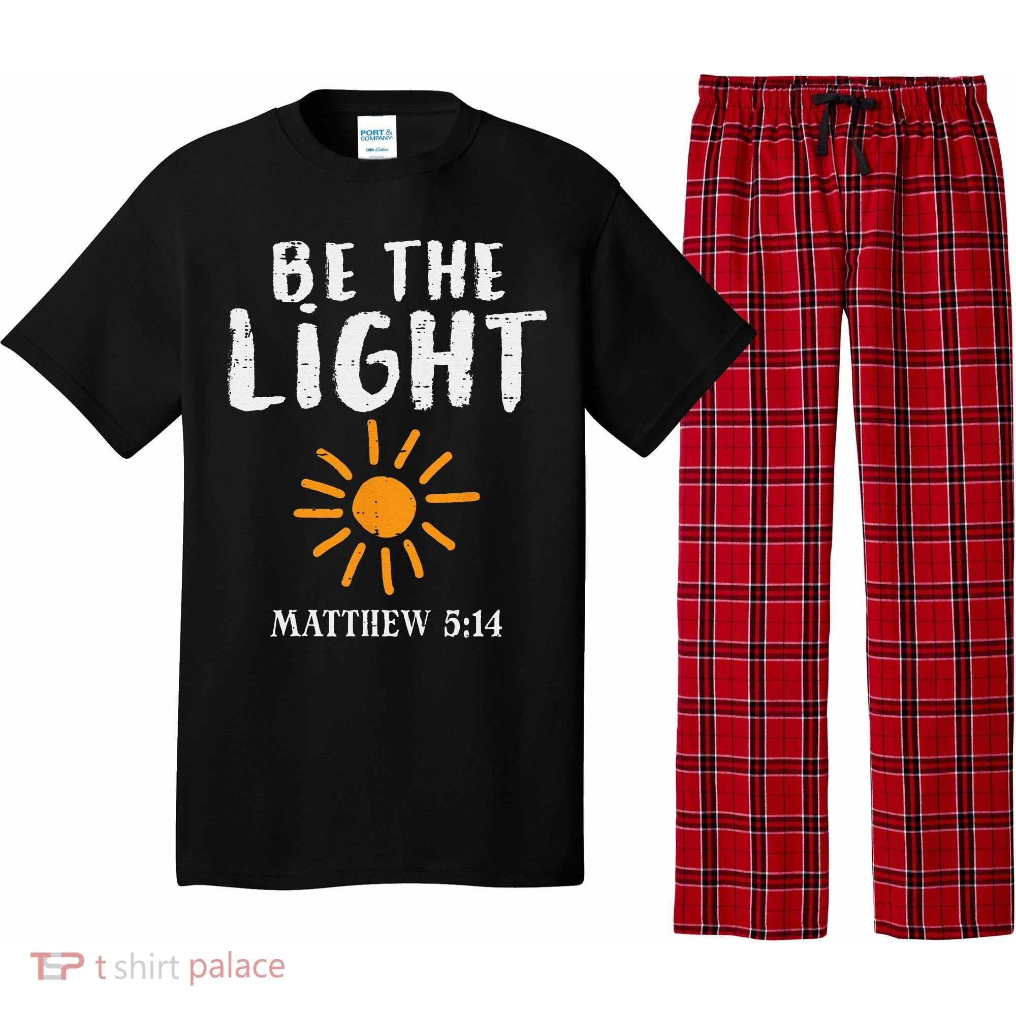 Be The Light Sun Matthew 514 Bible Christian Pajama Set