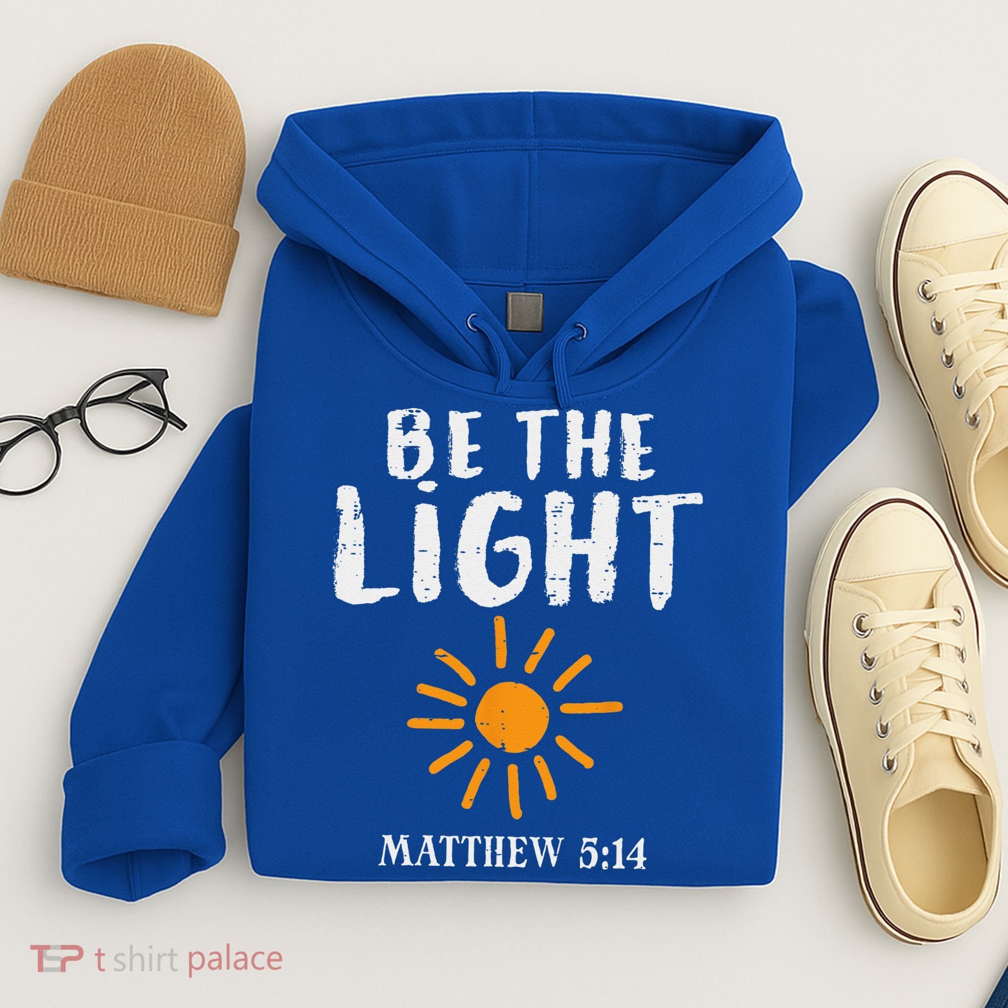 Be The Light Sun Matthew 514 Bible Christian Hoodie