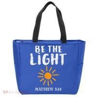 Be The Light Sun Matthew 514 Bible Christian Tote Bag thumb 0