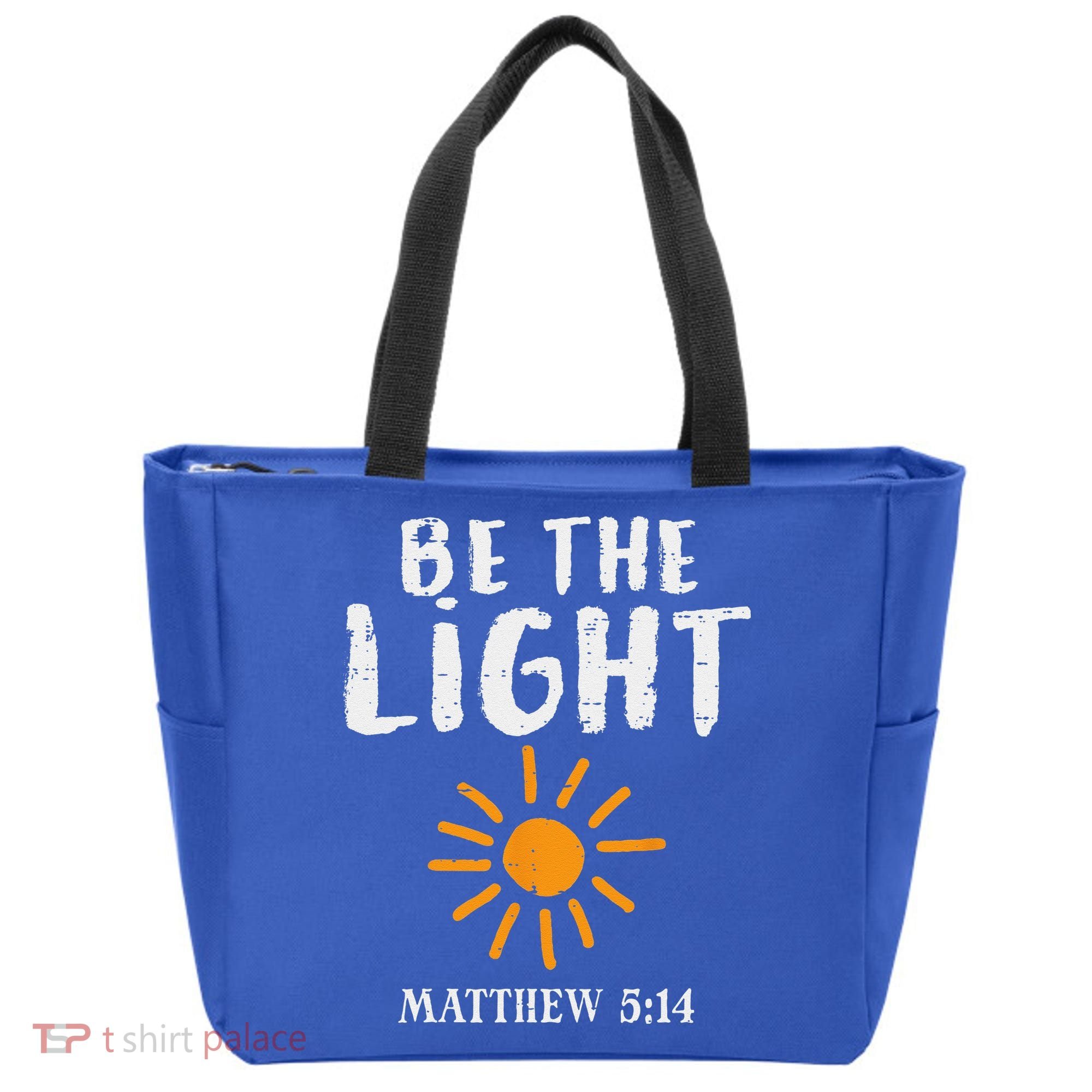 Be The Light Sun Matthew 514 Bible Christian Tote Bag