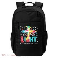Be The Light, Christmas Lights Cross Backpack thumb 0