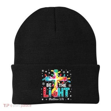 Be The Light, Christmas Lights Cross Beanie