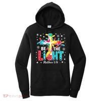 Be The Light, Christmas Lights Cross Women's Hoodie thumb 0