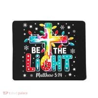 Be The Light, Christmas Lights Cross Mousepad thumb 0