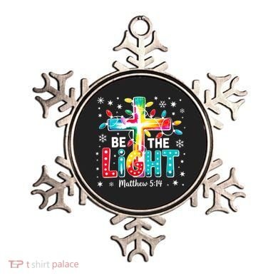 Be The Light, Christmas Lights Cross Ornament