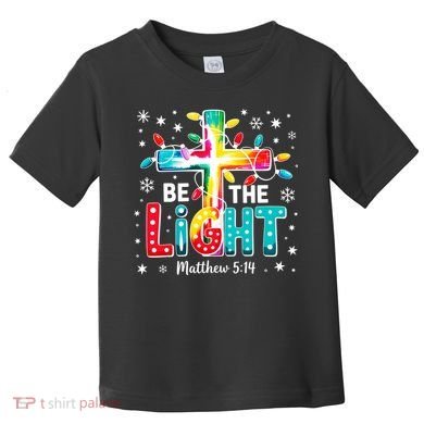 Be The Light, Christmas Lights Cross Toddler T-Shirt