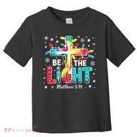 Be The Light, Christmas Lights Cross Toddler T-Shirt thumb 0