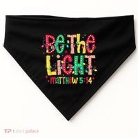 Be The Light Matthew Christian Witness USA-Made Doggie Bandana thumb 0