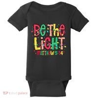 Be The Light Matthew Christian Witness Baby Bodysuit thumb 0