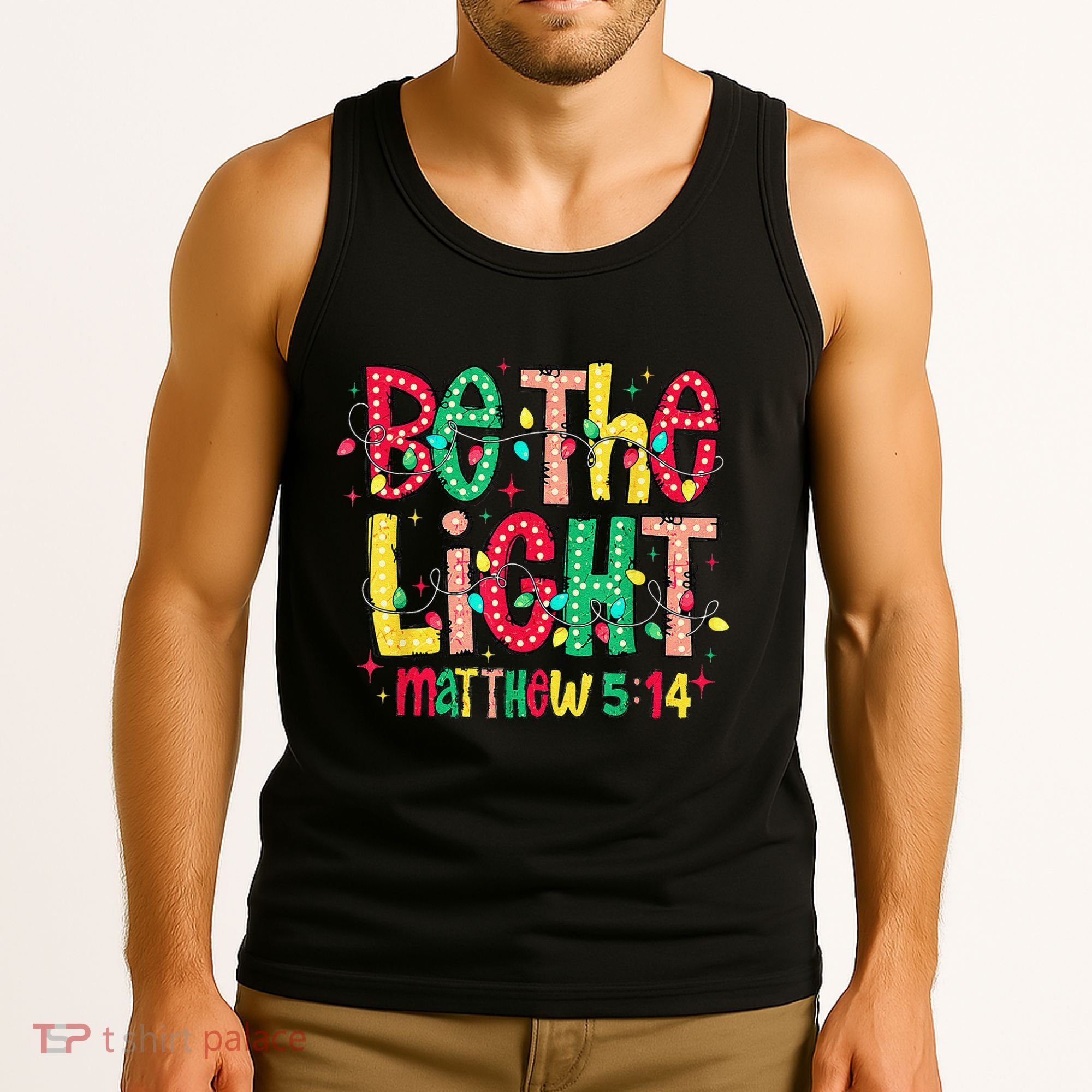Be The Light Matthew Christian Witness Tank Top