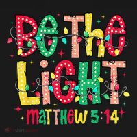 Be The Light Matthew Christian Witness Tank Top thumb 6