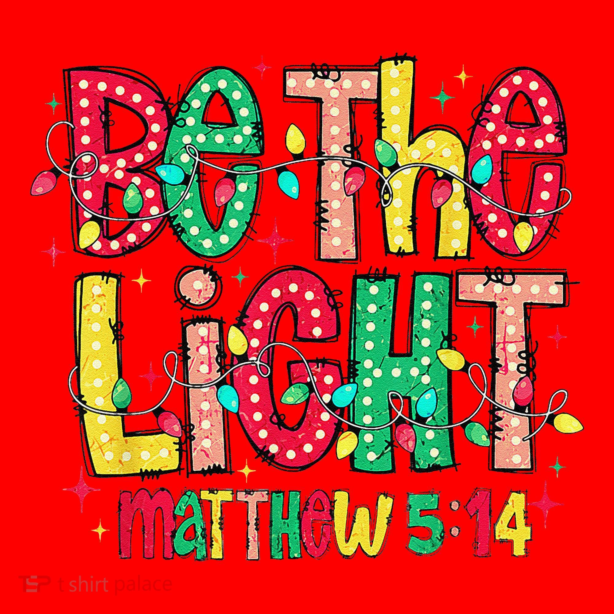 Be The Light Matthew Christian Witness Santa Hat