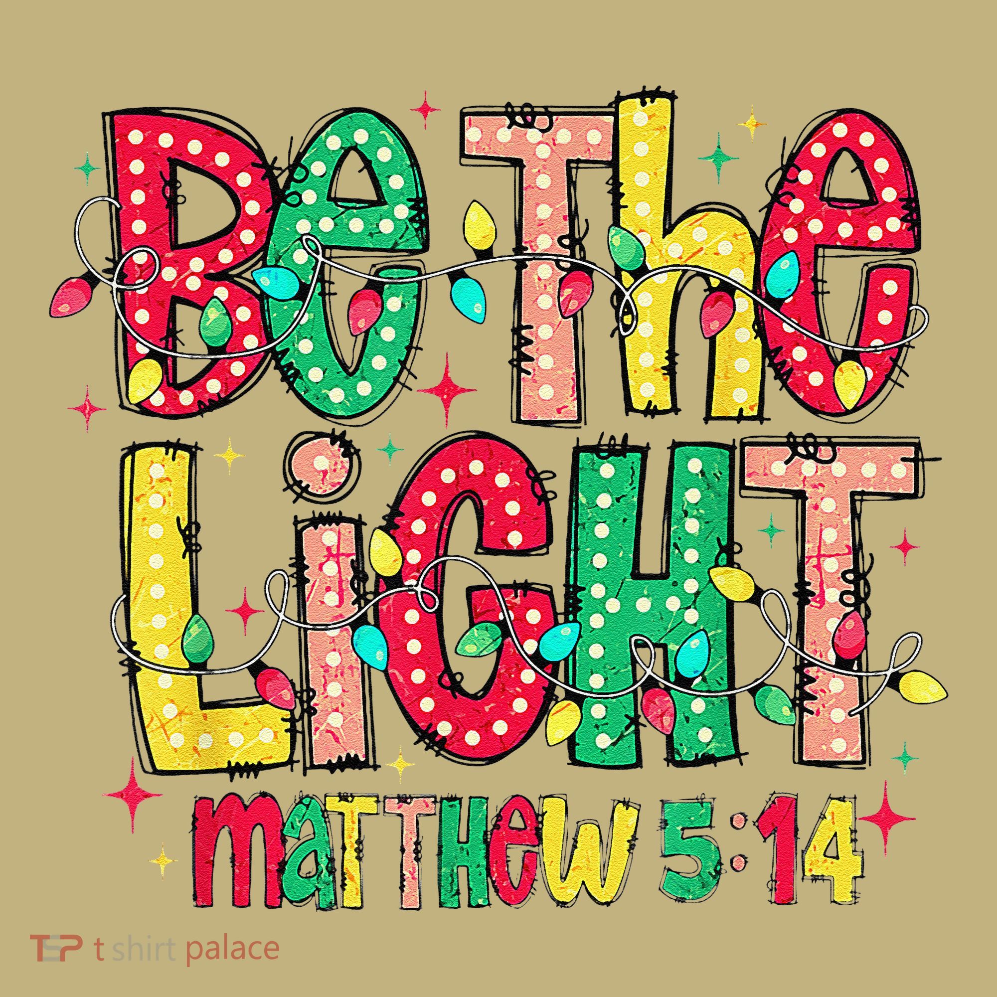 Be The Light Matthew Christian Witness Mousepad