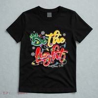 Be The Light Matthew 5 14 Jesus Christmas Lights T-Shirt thumb 5