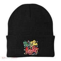 Be The Light Matthew 5 14 Jesus Christmas Lights Beanie thumb 0