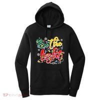 Be The Light Matthew 5 14 Jesus Christmas Lights Women's Hoodie thumb 0