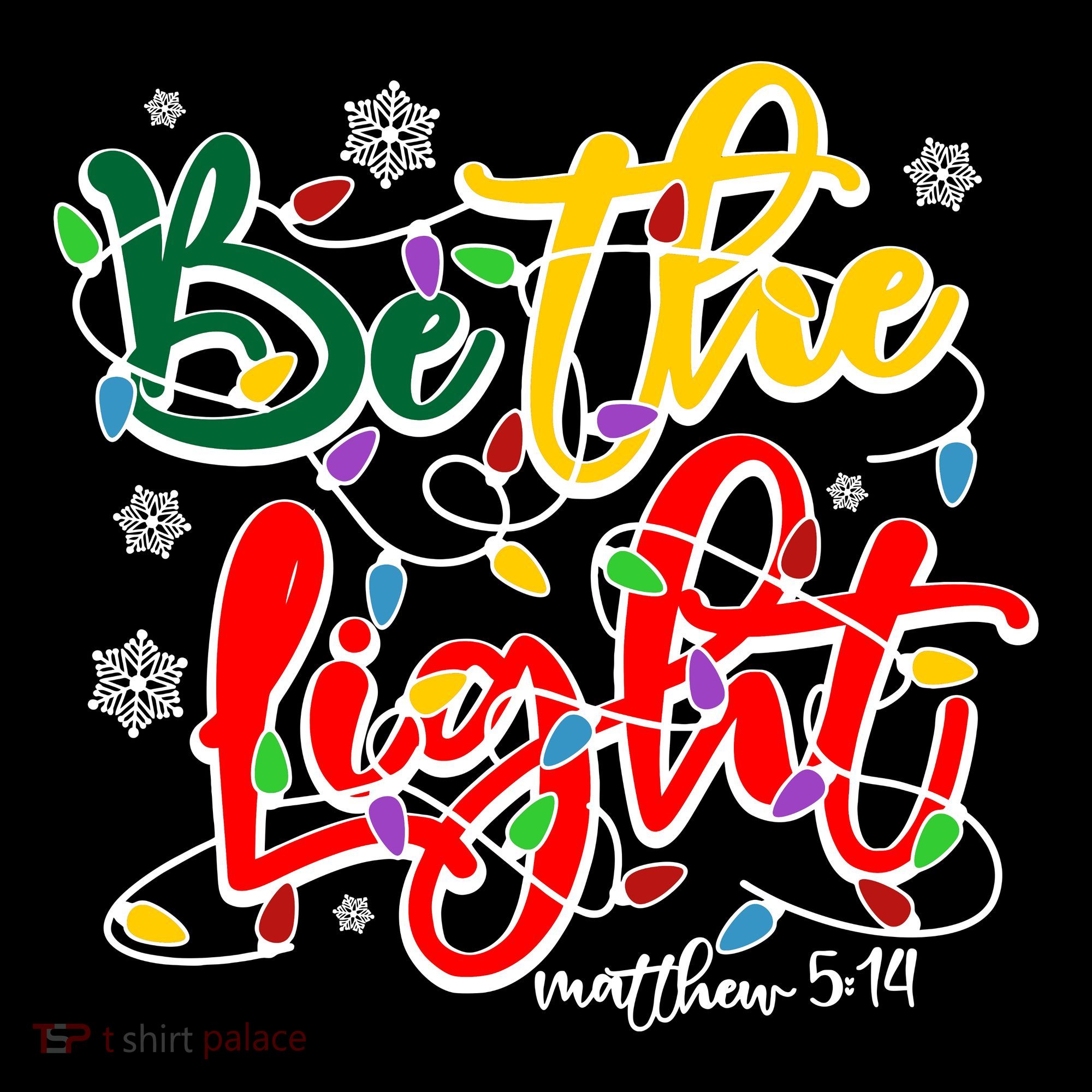 Be The Light Matthew 5 14 Jesus Christmas Lights Women's Hoodie