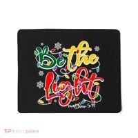 Be The Light Matthew 5 14 Jesus Christmas Lights Mousepad thumb 0