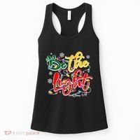 Be The Light Matthew 5 14 Jesus Christmas Lights Women's Tank Top thumb 0