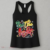 Be The Light Matthew 5 14 Jesus Christmas Lights Women's Tank Top thumb 3