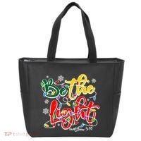 Be The Light Matthew 5 14 Jesus Christmas Lights Tote Bag thumb 0