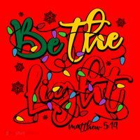 Be The Light Matthew 5 14 Jesus Christmas Lights Santa Hat thumb 1