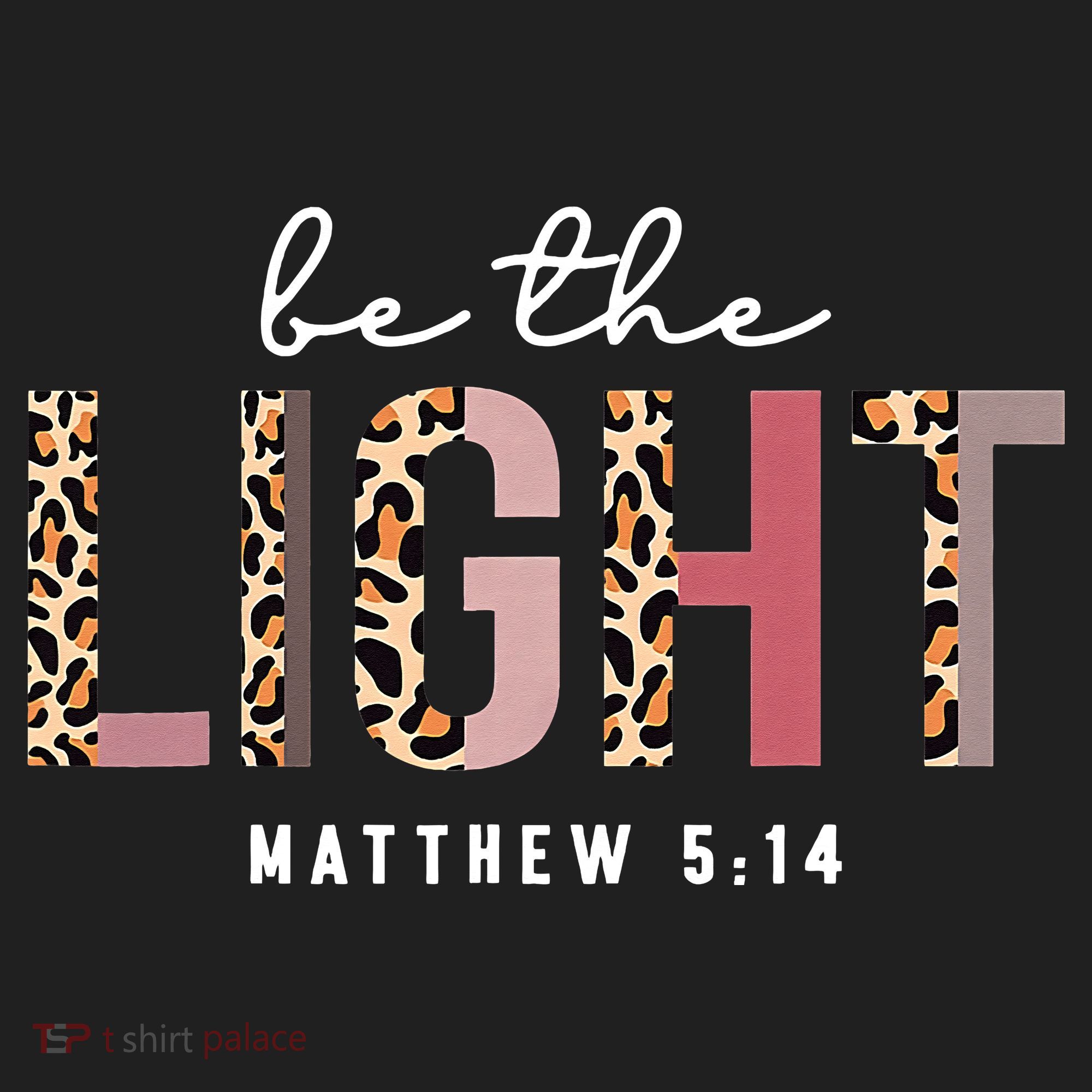 Be The Light Faith Jesus Christian Boho Leopard Cheetah Women's Sweatshirt
