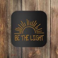 Be The Light Positive Coaster thumb 0