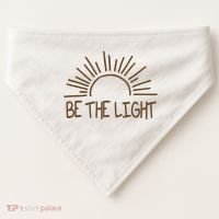 Be The Light Positive USA-Made Doggie Bandana thumb 0