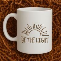Be The Light Positive Coffee Mug thumb 2