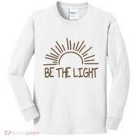 Be The Light Positive Kids Long Sleeve Shirt thumb 0